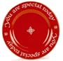 Waechtersbach Plate, You Are Special Today, Cherry Red Waechtersbach Plate, You Are Special Today, Cherry Red