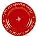 Waechtersbach Plate, You Are Special Today, Cherry Red