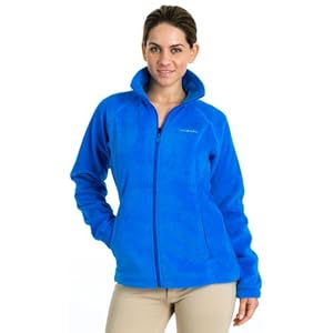 Columbia Women's Benton Springs Full Zip Fleece Jacket, Hyper Blue, Medium