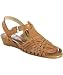 Jeffrey Campbell natural woven leather 'Stark' wedge sandals