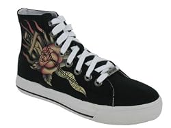 Harley-Davidson Women's HARLEY DAVISSON SHOES SUZI Q ROSE CHUKKA 9.5 (BLACK)