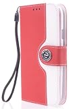 Boilfish®,Red,Flip Cover,Card Holder, Wallet,Stand,Strap,PU Leather Case,Samsung Galaxy S3,S III,GT-i9300,Verizon,AT&T,T-Mobile,US Cellulan,Sprint
