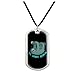 GRAPHICS & MORE My Spirit Animal is a Sloth Military Dog Tag Pendant Necklace Cord