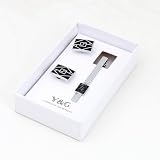 Silver Blcak Rectangle Cufflinks Tie Clip Set With Free Gift Box birthday gifts for man Y&G CB2007