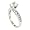 Classic Engagement Ring w/Round Brilliant White CZ Size 5