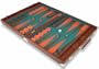 The Teal Tournament Size Backgammon Set