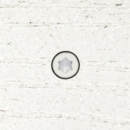 Headcote 7 x 1-5/8" - 39 White - Stainless Steel Trim Head Deck Screws - 350 pc. Deck Pack for 100 Sq. Ft. of Decking - STX39T07162