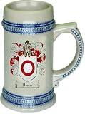 Hamm Family Crest Stein / Coat of Arms beer mug