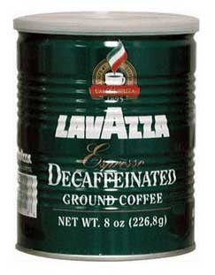 Lavazza Italian Coffee, Espresso Decaffeinated, Ground, 8-Ounce Cans
