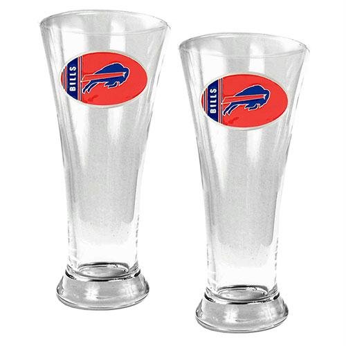 NFL Buffalo Bills Two Piece 19-Ounce Pilsner Glass Set