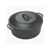 Lodge Logic Pre-Seasoned 5-Quart Dutch Oven with Loop Handles