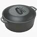 Kitchen & Housewares : Lodge Logic Pre-Seasoned 5-Quart Dutch Oven with Loop Handles