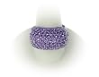 Passion Purple Crystal Adjustable Fashion Ring