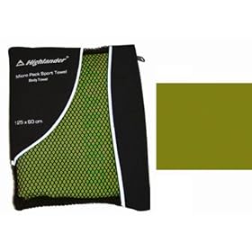 HIGHLANDER 125 X 60CM BODY MICRO FIBRE TRAVEL TOWEL NEW