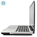 iBenzer 2 in 1 Black Soft-Touch Plastic Hard Case Cover and Keyboard Cover for Macbook Pro 13 inch 13