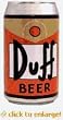 Duff Beer Can and Playing Cards The Simpsons Series 2