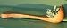 Soup ladle PROVENCE (oiled). Approx. 30 cm. Hand-carved from olive wood._s-1