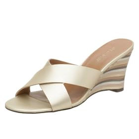 Azaleia Ladies Plead Wedge Slide by Azaleia