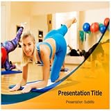 Aerobics Exercise PowerPoint Template - Aerobics Exercise PowerPoint (PPT) Backgrounds Templates