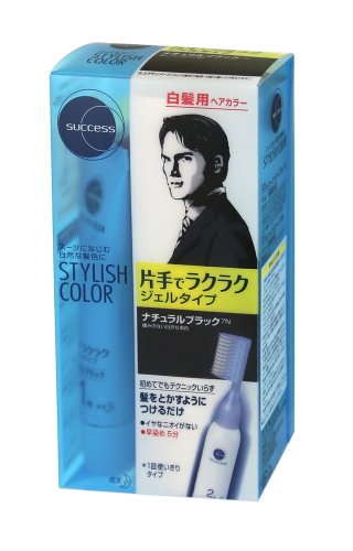 サクセス STカラー ジェル ナチュラルブラック