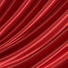 Satin Stoff Meterware Rot