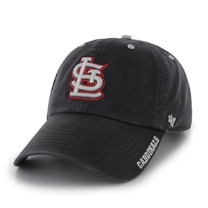 MLB St. Louis Cardinals '47 Brand Ice Adjustable Cap, One Size, Charcoal