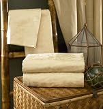 Ralph Lauren Coco Palm Jacquard Gold Solid Pillowcase Pair