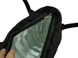 Sachi Fashion Insulated Lunch Bag, Black Quilted