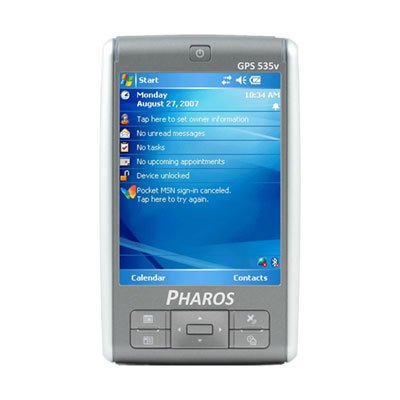 Pharos Traveler GPS 535v - Windows Mobile 5.0 - XScale 624 MHz - RAM: 64 MB - ROM: 128 MB 3.5 TFT ( 480 x 640 ) - IrDA, Bluetooth, 802.11b, 802.11g - GPS