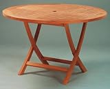 Anderson Teak TBF-047R 47 Inch Round Folding Table