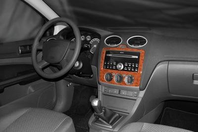 PreWoodec Fahrzeug-Innenausstattung Marke Ford Typ Focus Alu-Design