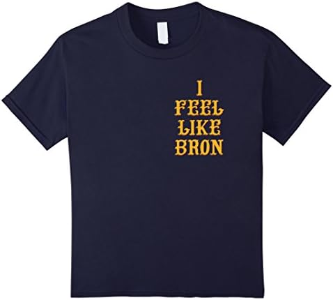 Kids I Feel Like Bron T-Shirt 4 Navy