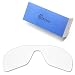 Glintbay 100% Precise-Fit Replacement Sunglass Lenses for Oakley Turbine Rotor - Crystal Clear Non-polarized