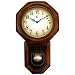 Geneva Schoolhouse Pendulum Wall Clock With Westminster Chime