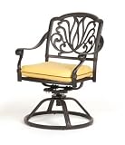 Swivel Rocking Chair and Cushion (Set of 2) - Florence - Caluco - C777-11-SET