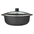 IMUSA Nonstick Caldero with Glass Lid - Black (6.9 qt.)