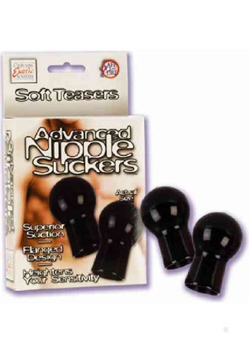 California Exotics Advanced Nipple Suckers, Black