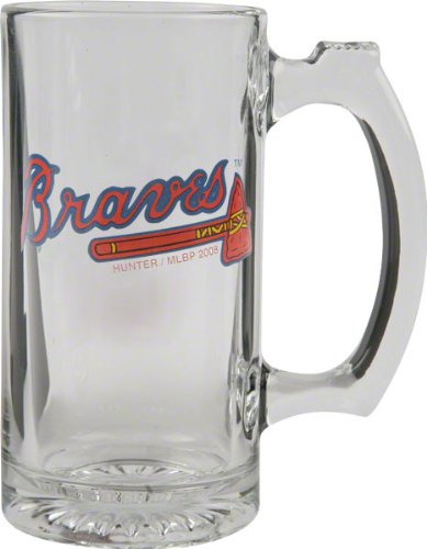 Atlanta Braves Logo Glass Tankard