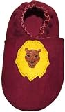 Tibet PLATEAU soft soled infant leather baby shoes SUEDE lion red