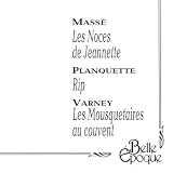 Massé/Planquette/Varney