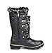 GW Women's 1560-1 Black Water Proof Snow Boots 5.5 M US