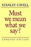 Books : Must We Mean What We Say?: A Book of Essays