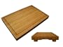 Island Bamboo 18-by-12-Inch Encinitas Butcher Block Cutting Board and Serving Tray