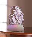 Glass Guardian Angel with LED Base - Style 35715