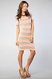 Sauce The Night Time Fitted Stripe Dress,Dresses for Women