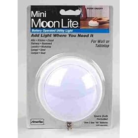 American Tack 73060 White Mini Moon Tap Light by American Tack