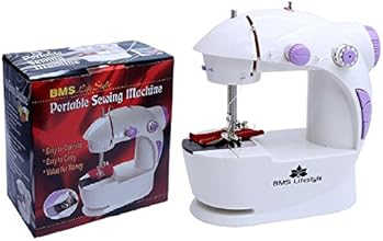 BMS Pro Portable Mini Easy to Use Electric Sewing Machine (Colours as per Availability)
