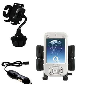 i-Mate Jam Auto Cup Holder with Car Charger - Uses Gomadic TipExchange by iMate