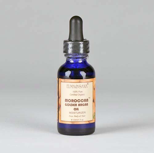 ELMA&SANA Golden Argan Oil ® 100 Cold Pressed Virgin Organic Certified By Ecocert -1oz(30ml)