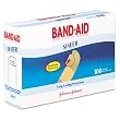 Band-Aid Johnson & Johnson Band-Aid, Sheer, Comfort-Flex, 3/4 in. x 3 in., 100-Count Boxes (Pack of 4)
